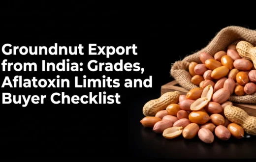groundnut export from India