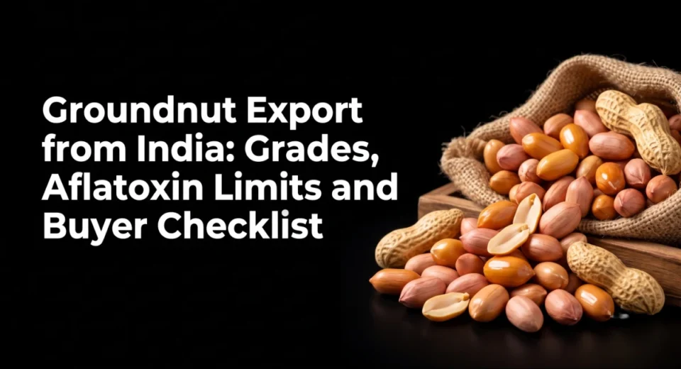 groundnut export from India